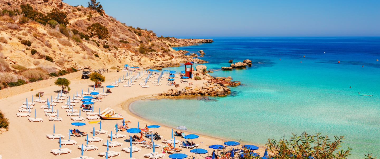 Пляжи Кипра на машине