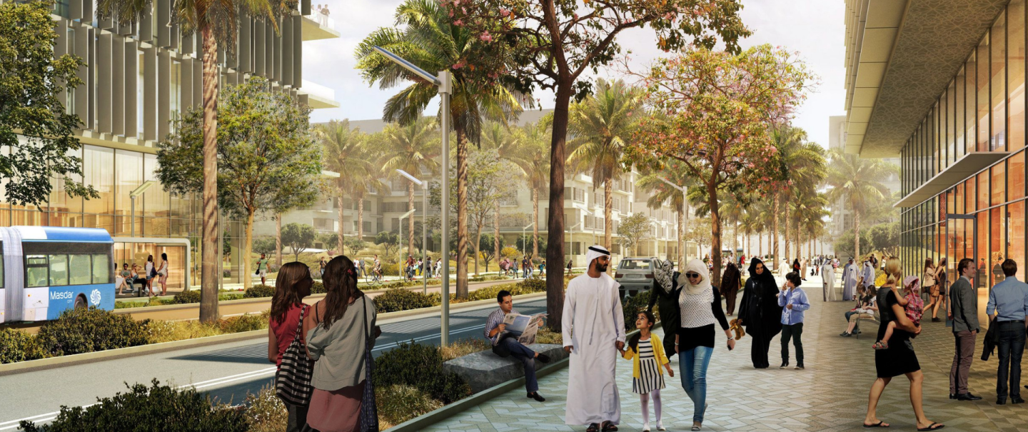 Масдар, зелёный город будущего в ОАЭ